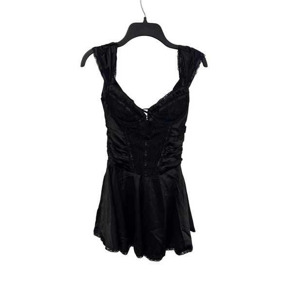 Dresses & Skirts - Y2K Gothic Black Corset Dress Dark Romance Fantasy Cosplay Festival Alternative